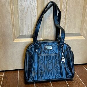 Bella Russo Black Faux Leather Handbag